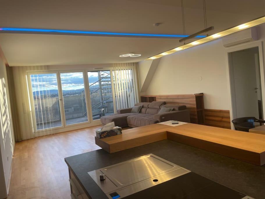Rooftop Terrace- Panoramablick Ueber Wien Apartment Bagian luar foto