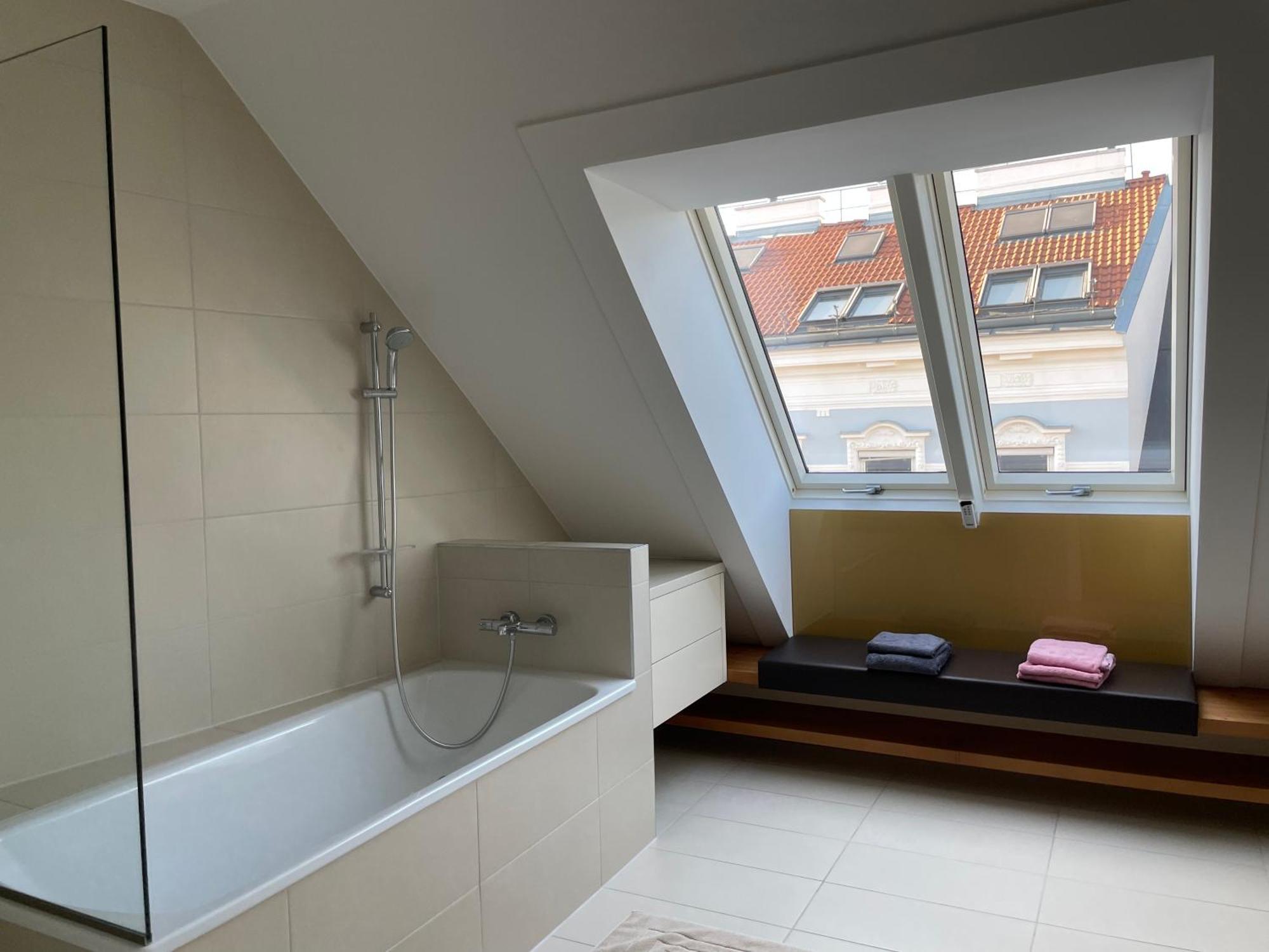 Rooftop Terrace- Panoramablick Ueber Wien Apartment Bagian luar foto